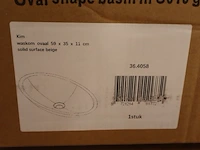 Ovale opzetwaskom wiesbaden, kim, beige - afbeelding 10 van  10