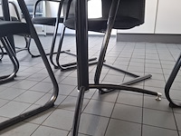 Ovale vergadertafel met 6 stoelen - afbeelding 3 van  6