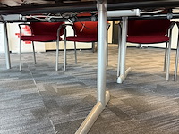 Ovale vergadertafel met ca. 12 stoelen, noot - afbeelding 3 van  8
