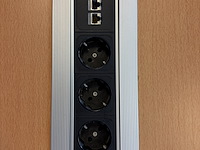 Ovale vergadertafel met ca. 12 stoelen, noot - afbeelding 5 van  8