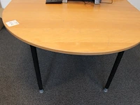 Ovale werktafel, afm. 150 x 120 cm. - afbeelding 2 van  3