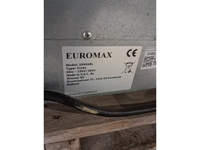 Oven, euromax, 10906bl turbo - afbeelding 4 van  8