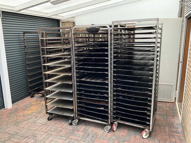 Oven inrijwagen / etagewagen (11x) - afbeelding 1 van  3