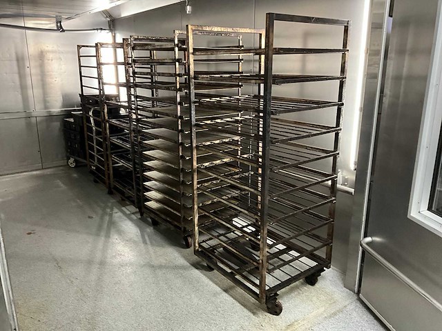 Oven inrijwagen / etagewagen (4x) - afbeelding 1 van  2