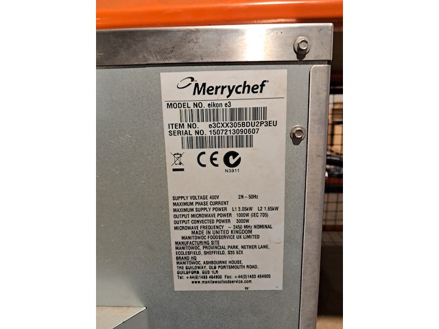 Oven, merrychef, eikon e3 - afbeelding 11 van  12