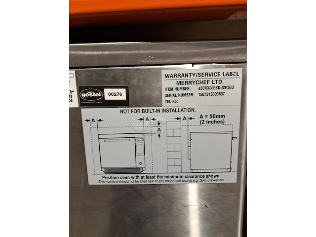 Oven, merrychef, eikon e3 - afbeelding 12 van  12