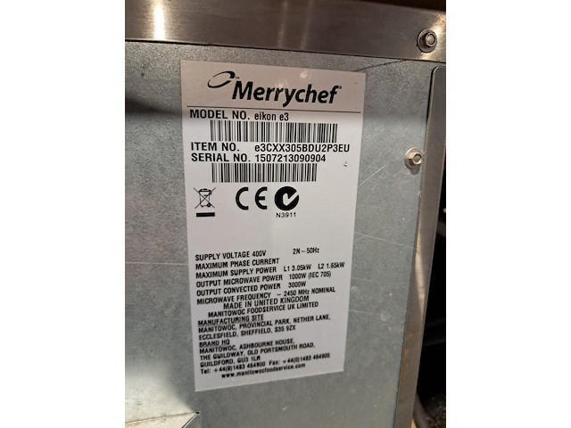 Oven, merrychef, eikon e3 - afbeelding 6 van  11
