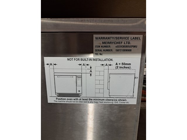 Oven, merrychef, eikon e3 - afbeelding 8 van  11