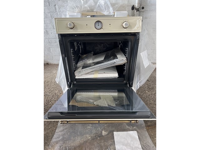 Oven smeg, sfp750popz, geelkoper/crème - afbeelding 2 van  5
