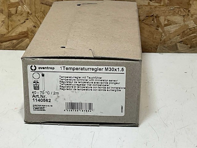 Oventrop 1140562 temperatuurregelaar met dompelvoeler 40-70gr.c - afbeelding 2 van  3