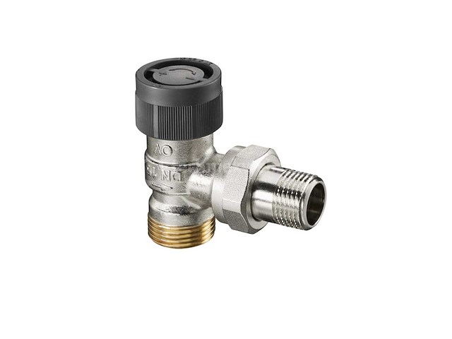 Oventrop radiatorafsluiter thermostatisch a haaks 3/4"x1/2 (21x) - afbeelding 1 van  4