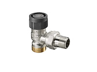 Oventrop radiatorafsluiter thermostatisch a haaks 3/4"x1/2 (21x) - afbeelding 1 van  4