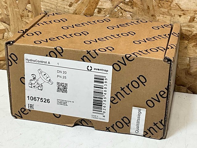 Oventrop strangabsp.vent. hydrocontrol a pn25 dn20 rp3/4 ig (2x) - afbeelding 2 van  3