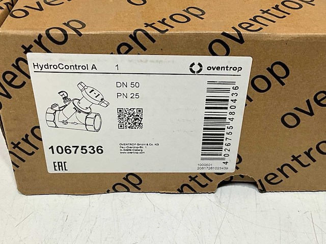 Oventrop strangabsp.vent. hydrocontrol a pn25 dn50 rp2 ig - afbeelding 3 van  3