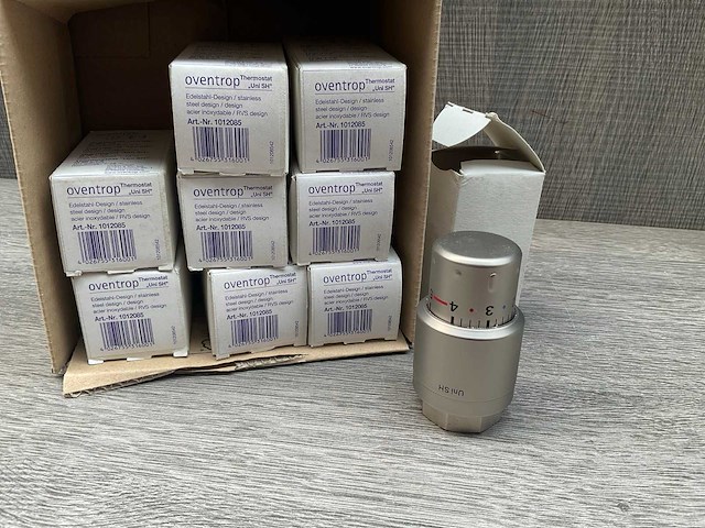 Oventrop thermostaatkop inox (9x) - afbeelding 2 van  2