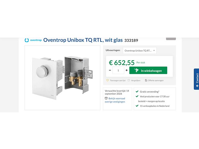 Oventrop unibox tq-rtl - afbeelding 4 van  4
