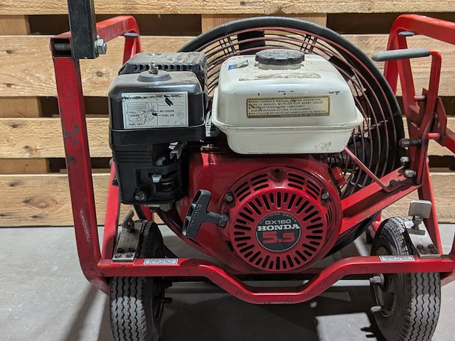 Overdrukventilator, met honda gx160 5.5 pk motor - afbeelding 5 van  7