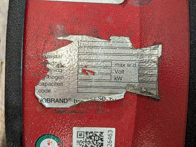 Overdrukventilator, met honda gx160 5.5 pk motor - afbeelding 6 van  7