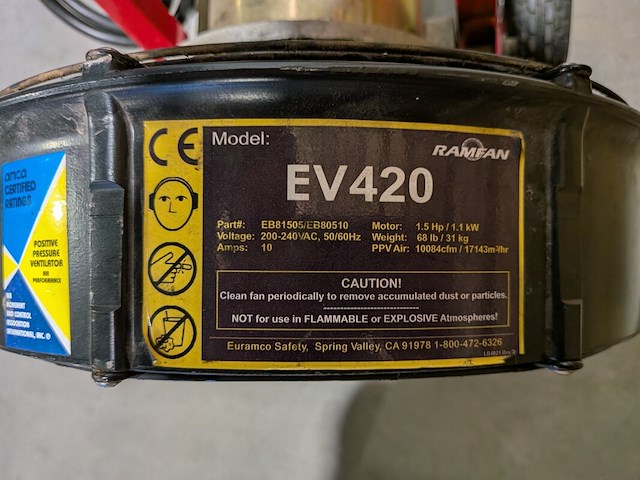 Overdrukventilator, ramfan, ev 420 - afbeelding 9 van  9