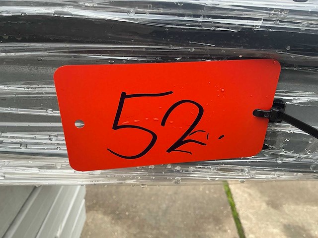 Overheaddeur met rvs railsen (2,00x2,30 mtr) ongebruikt - afbeelding 4 van  4