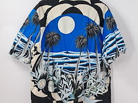 Overhemd, louis vuitton, blauw/zwart/wit, maat 4l - afbeelding 2 van  4