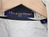 Overhemd, louis vuitton, blauw/zwart/wit, maat 4l - afbeelding 3 van  4