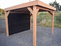 Overkapping met achterwand 300x400 cm - afbeelding 4 van  7