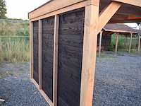 Overkapping met achterwand 400x400 cm - afbeelding 3 van  6