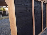 Overkapping met achterwand 400x400 cm - afbeelding 1 van  2