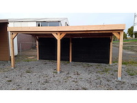 Overkapping met achterwand 400x900 cm - afbeelding 6 van  9