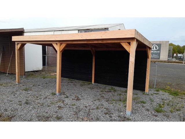 Overkapping met achterwand 400x900 cm - afbeelding 7 van  9