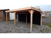 Overkapping met achterwand 500x300 cm - afbeelding 4 van  9