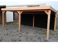 Overkapping met achterwand 500x300 cm - afbeelding 4 van  8