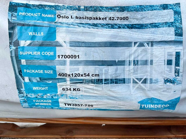 Overkapping oslo l type 1 478x380x272cm - afbeelding 5 van  6