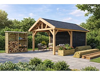 Overkappingen, tuinhuizen, carports en hekwerken