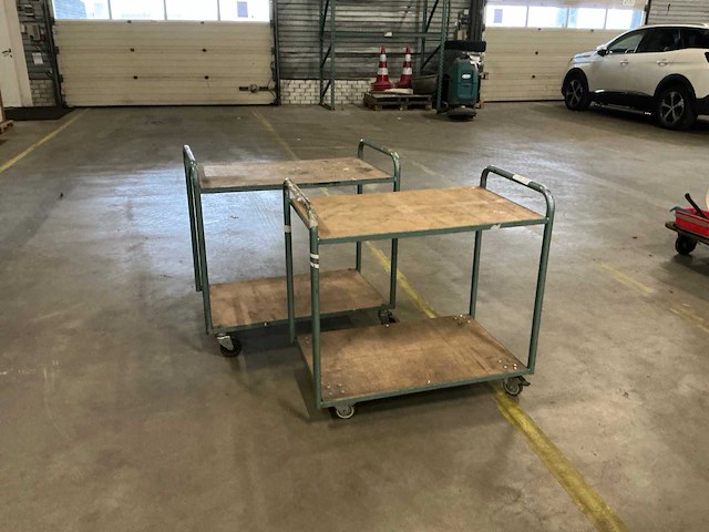 Overtoom etagewagen (2x) - afbeelding 1 van  4