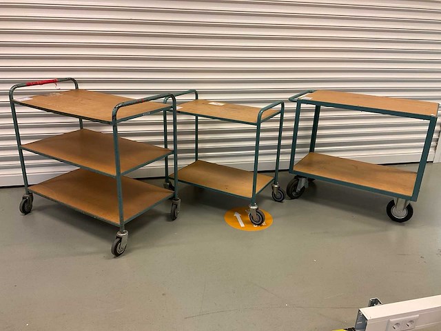 Overtoom etagewagen (3x) - afbeelding 1 van  8