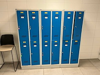 Overtoom lockerkast (3x) - afbeelding 1 van  6