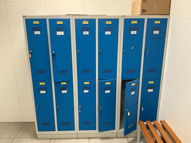 Overtoom lockerkast (3x) - afbeelding 2 van  4