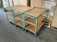Overtoom magazijn karren (3x) - afbeelding 1 van  3
