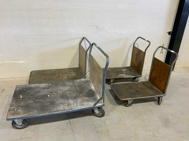 Overtoom magazijnwagen (4x) - afbeelding 1 van  6