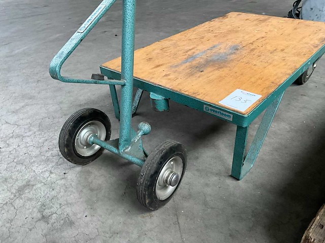 Overtoom magazijnwagen / plateauwagen - afbeelding 4 van  5