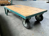 Overtoom magazijnwagen / plateauwagen - afbeelding 3 van  3