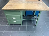 Overtoom werkbank 150x75x86cm v.v. lades - afbeelding 1 van  4