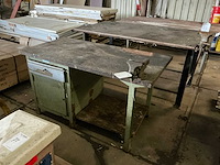 Overtoom werkbank met bankschroef - afbeelding 1 van  3