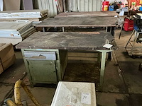 Overtoom werkbank met bankschroef - afbeelding 2 van  3