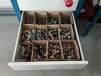 Overtoom werkbank met ladenkast - afbeelding 3 van  6
