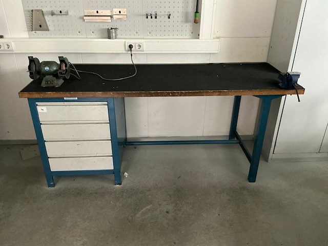 Overtoom werkbank met ladenkast - afbeelding 2 van  9