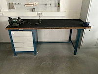Overtoom werkbank met ladenkast - afbeelding 2 van  9