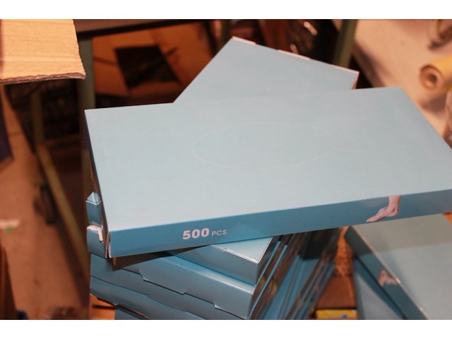 Overzet bescherming plastic 500 stuks - afbeelding 1 van  5